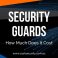 cost of hire a security guard